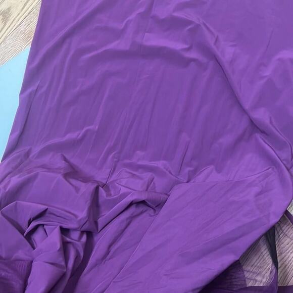 NWT BCBGMAXARAZIA TIERED RUFFLE TULLE MAXI DRESS SIZE S - Picture 13 of 13